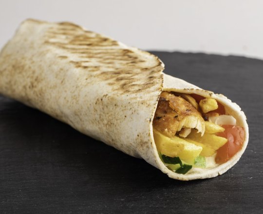 Kebabas lavaše su gruzdintomis bulvytėmis: